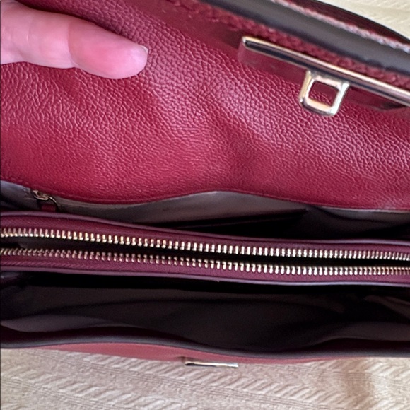 NWOT Kate Spade Burgundy Leather Backpack bag purse like new main image 8